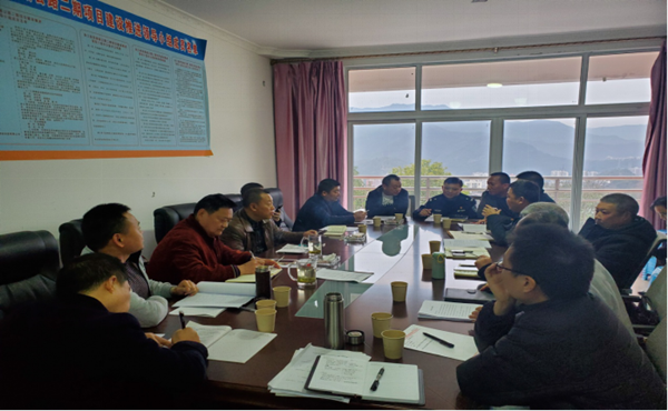 中核西北南江建设有限公司组织项目推进会