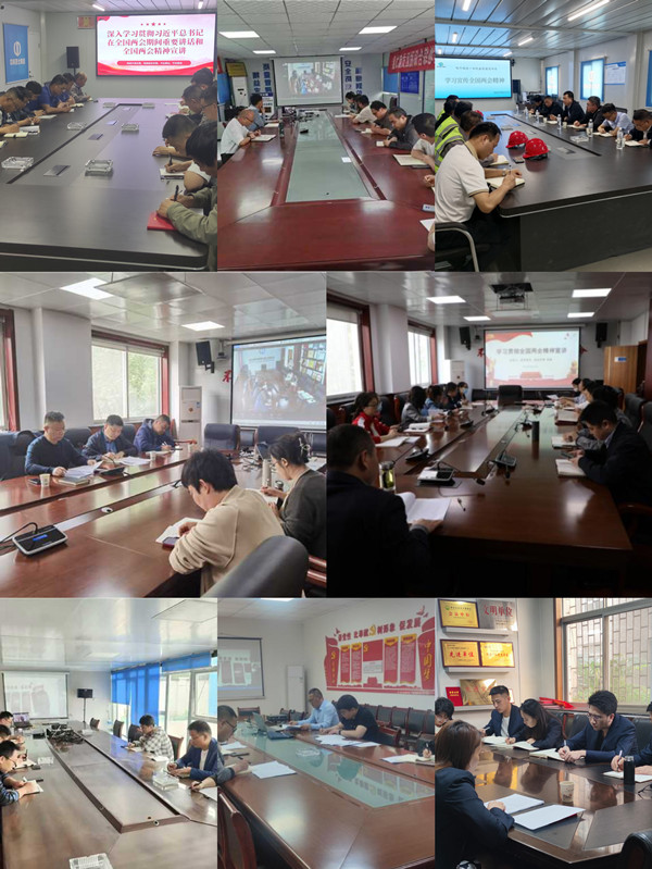 集团公司开展学习贯彻全国两会精神宣讲工作