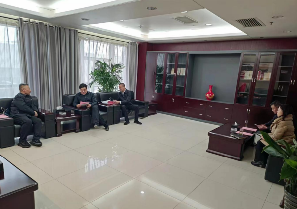 集团公司党委副书记、总经理田野拜访渭南市高新区党工委副书记、管委会主任蔡军